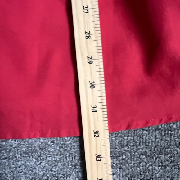 Exlura Square Neck Puff Long Sleeve Red Mini Dress Size Medium A-Line - Picture 11 of 11
